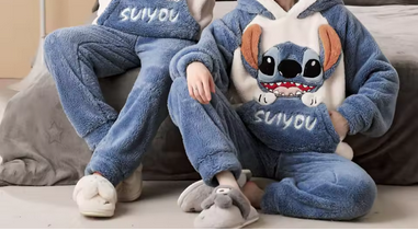 Pyjama stitch couple