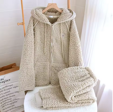 Pyjama a capuche coton